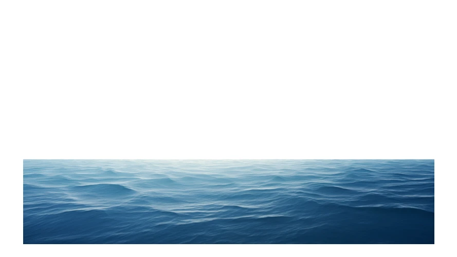 Calm blue sea water surface with gentle ripples