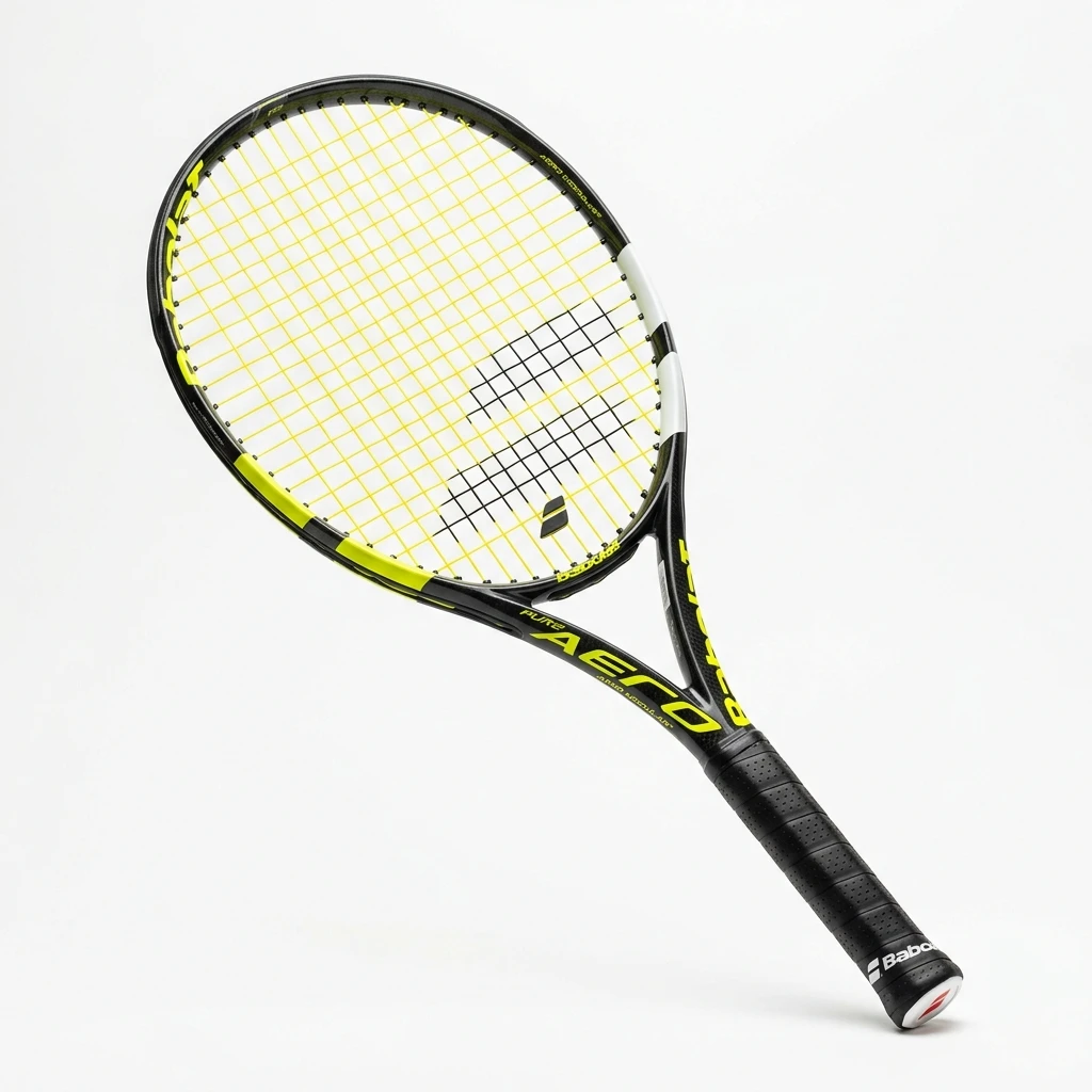 Babolat Pure Aero tennis racket on a white background