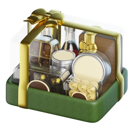 Gift Hamper with Traditional Food and Sweets